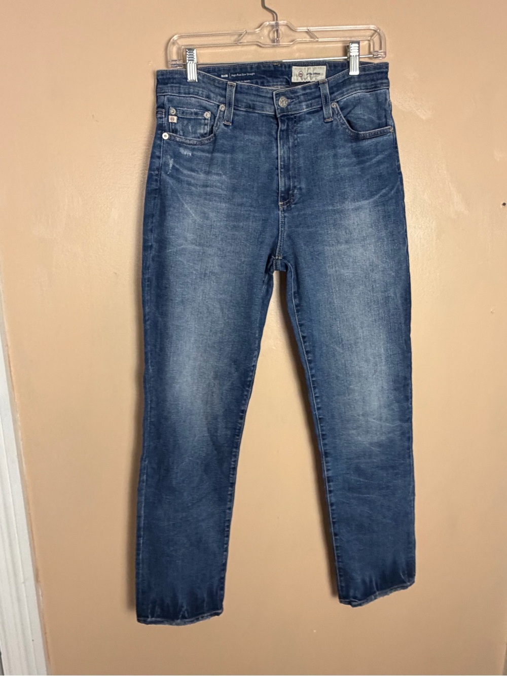 Adriano Goldschmied AG Mari High rise slim straight jeans